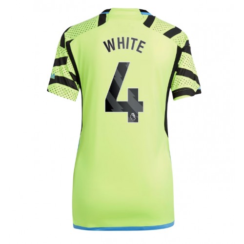 Maillot de foot Arsenal Benjamin White #4 Extérieur Femmes 2023-24 Manches Courte